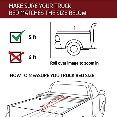 Professional FRP Hard Tri-Fold Tonneau Cover for Toyota Tacoma