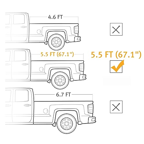 Soft Roll Up Tonneau Cover for Ford F-150