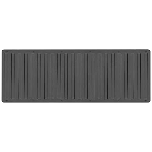 Extra Thick Rubber Truck Bed Tailgate Mat - Black