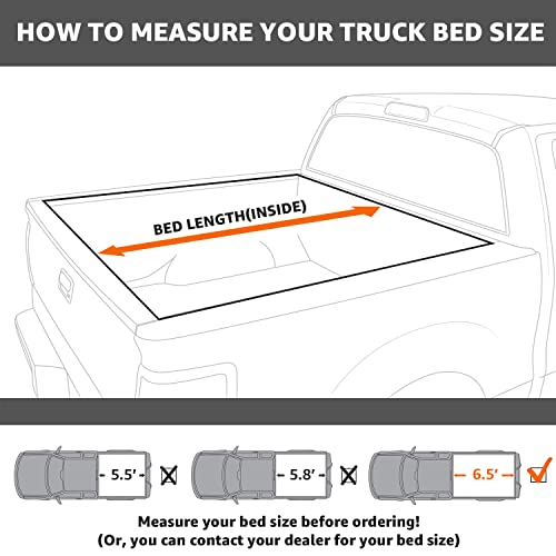 Soft Roll Up Tonneau Cover for Chevy Silverado/Sierra