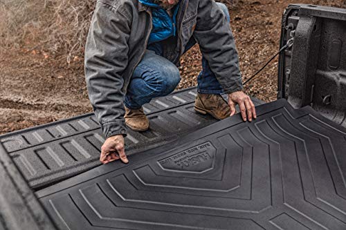 Husky Liners — Heavy Duty Bed Mat | Fits 2019 - 2024 Ram 1500 without RamBox (67.4 Bed) Black | 16000