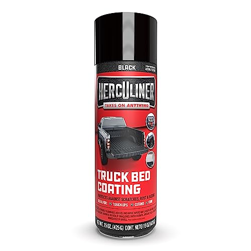 Black Textured Truck Bed Liner, 15oz, Suitable All Beds