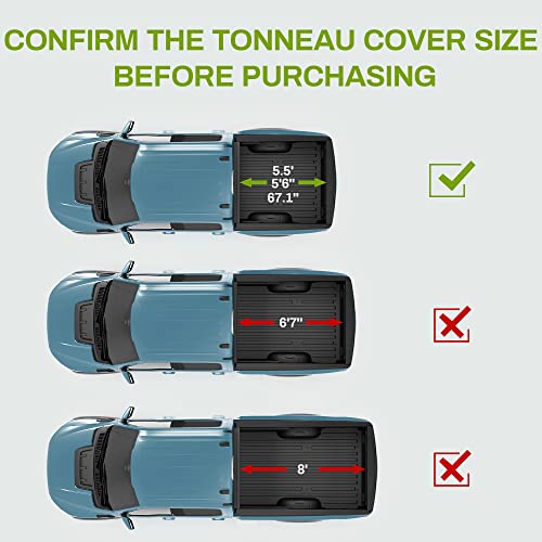 AUTOSAVER88 Truck Bed Tonneau Cover - Ford F-150