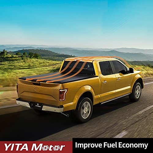 YITAMOTOR Soft Tri-Fold Tonneau Cover for Dodge Ram