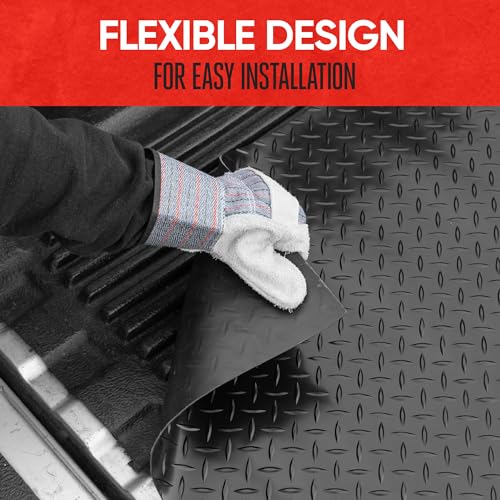 Motor Trend All Weather Rubber Truck Bed Mat