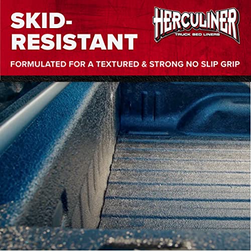 HERCULINER HCL1B8 Black Roll-on Bed Liner Kit 1 Gal