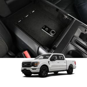 WASAI Premium Center Console Gun Safe Vault - Ford F-150-Compatible