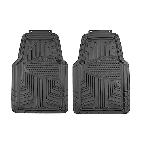 Amazon Basics Premium Rubber Floor Mats for Cars, SUVs, Trucks