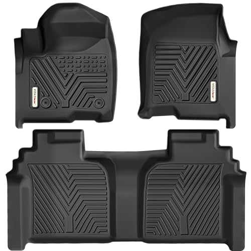 YITAMOTOR Floor Mats for Chevy Silverado Crew Cab
