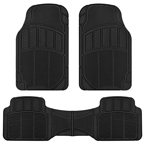 BDK ProLiner Diamond Grid 3pc Heavy Duty Floor Mats