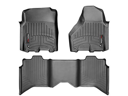 WeatherTech Custom Fit FloorLiners for Ram Trucks, Black
