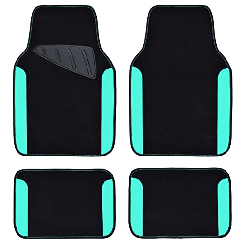 Teal Truck Floor Mats, Set of 4 pcs, Women's Style