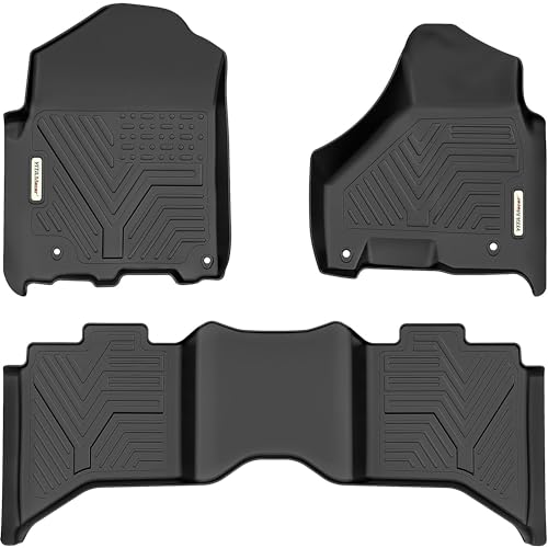 YITAMOTOR Dodge Ram Crew Cab Black Floor Mats