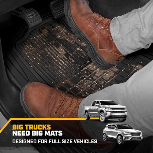 Cat® DuraShield XL All-Weather Rubber Truck Floor Mats