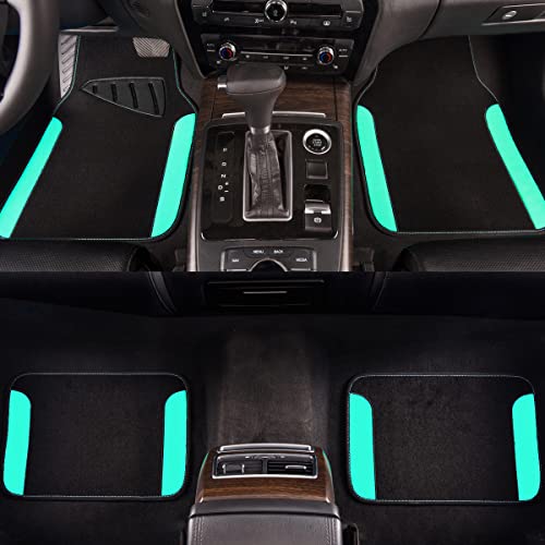 Teal Truck Floor Mats, Set of 4 pcs, Women's Style