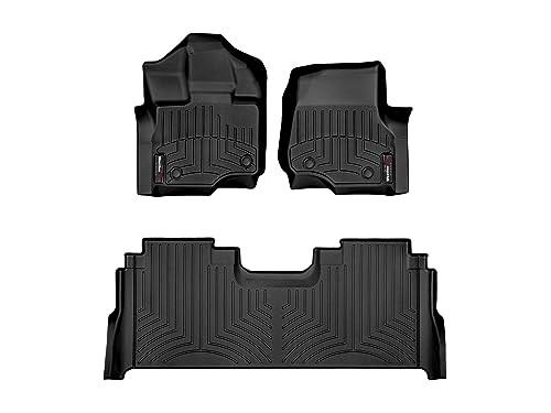 Ford F-150 WeatherTech Custom Fit FloorLiners - Black
