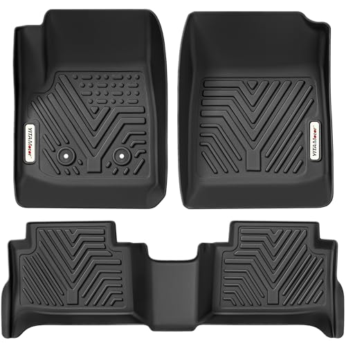 YITAMOTOR Floor Mats for Chevy Colorado/GMC Canyon, All-Weather Black