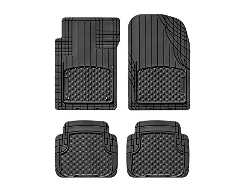 Black 4-Piece Set Universal Truck Floor Mats