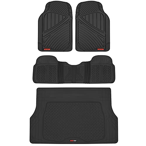 Motor Trend FlexTough All Weather Floor Mats Set