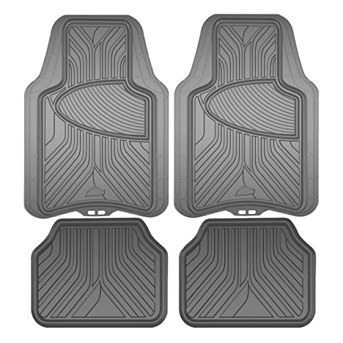 Armor All® 4-Piece All-Season Grey Floor Mats: Custom Fit, All-Weather Protection