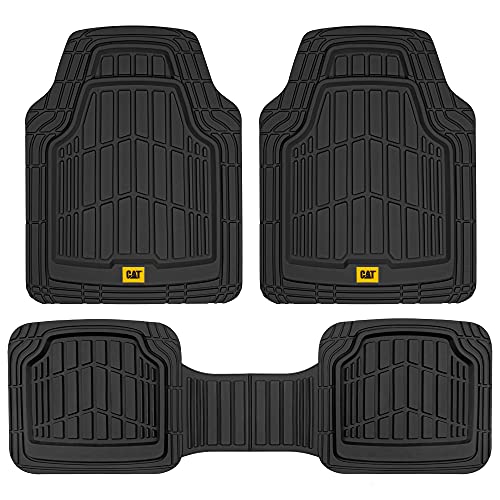 Cat® ToughRide™ Heavy-Duty Rubber All Season Truck Mats