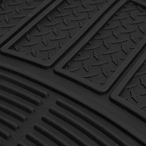 BDK ProLiner Diamond Grid 3pc Heavy Duty Floor Mats