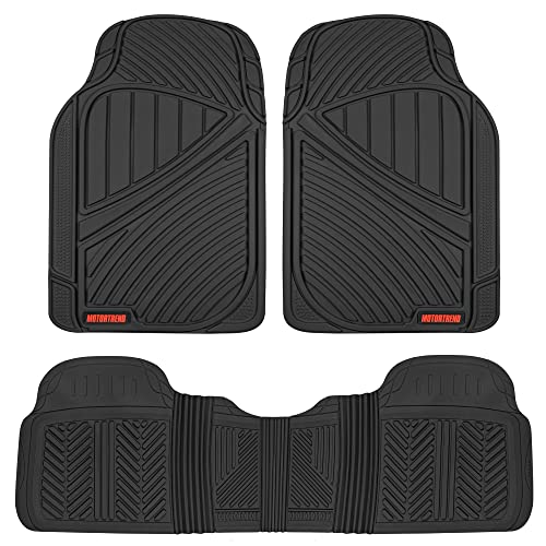 Motor Trend FlexTough All Weather Floor Mats Set