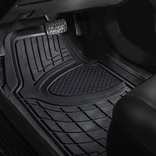 Heavy-Duty Universal Fit Truck Floor Mats, Black