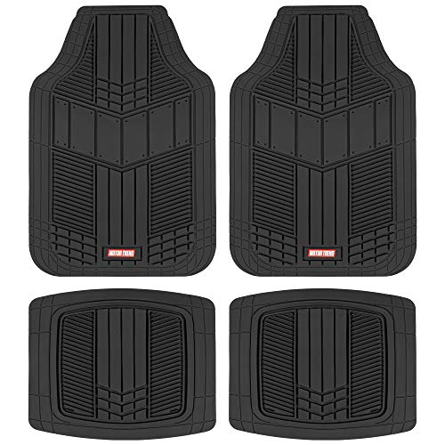 Black DualFlex™ Rubber Floor Mats for Trucks & SUVs