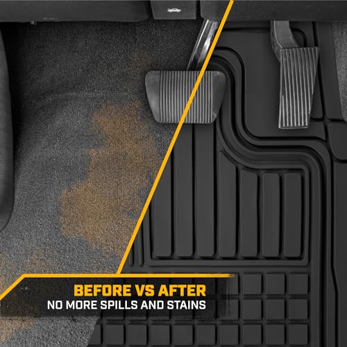 Cat® DuraShield XL All-Weather Rubber Truck Floor Mats