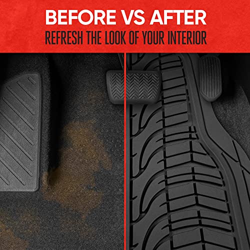 Motor Trend Grand Prix Tire Tread Rubber Floor Mats