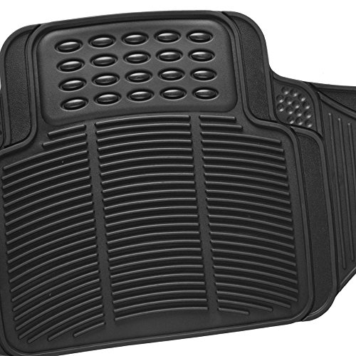 Rugged Ridged Rubber Rear Floor Mats for Trucks & SUVs