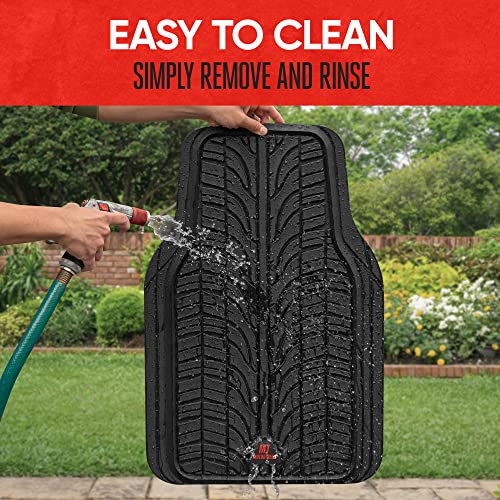Motor Trend Grand Prix Tire Tread Rubber Floor Mats