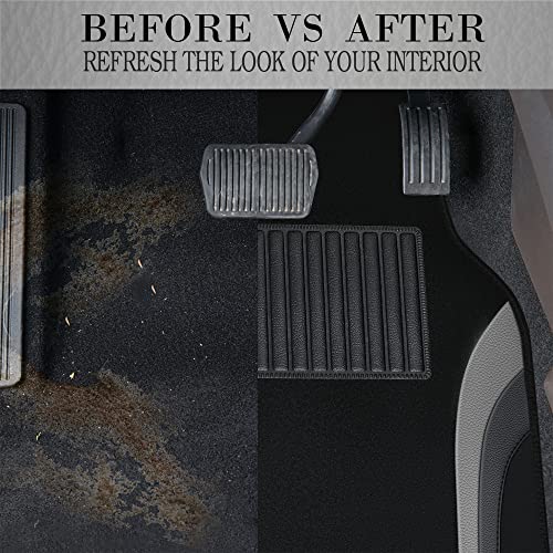 CAR PASS Waterproof Leather Sporty Floor Mats Set