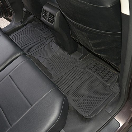 Rugged Ridged Rubber Rear Floor Mats for Trucks & SUVs