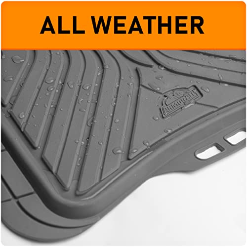 Armor All® 4-Piece All-Season Grey Floor Mats: Custom Fit, All-Weather Protection