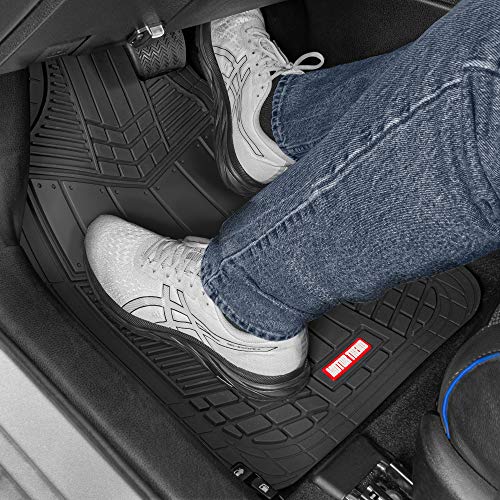 Black DualFlex™ Rubber Floor Mats for Trucks & SUVs