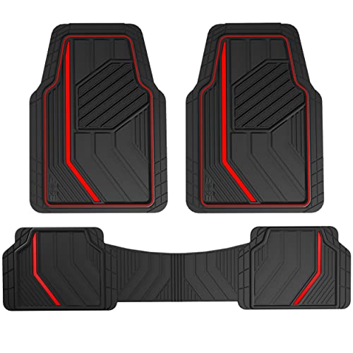 Dickies 3-Piece Heavy-Duty Rubber Floor Mats