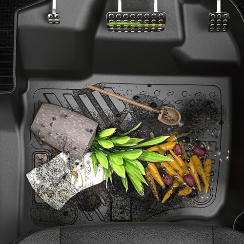 YITAMOTOR Floor Mats for Chevy Colorado/GMC Canyon, All-Weather Black