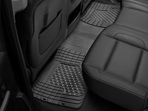 Black 4-Piece Set Universal Truck Floor Mats
