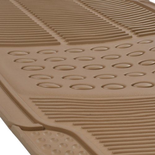 Tan Beige Heavy Duty Rubber Auto Floor Mats