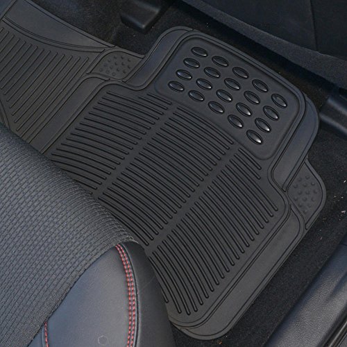Rugged Ridged Rubber Rear Floor Mats for Trucks & SUVs