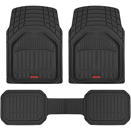 Motor Trend FlexTough Defender Truck Floor Mats Black