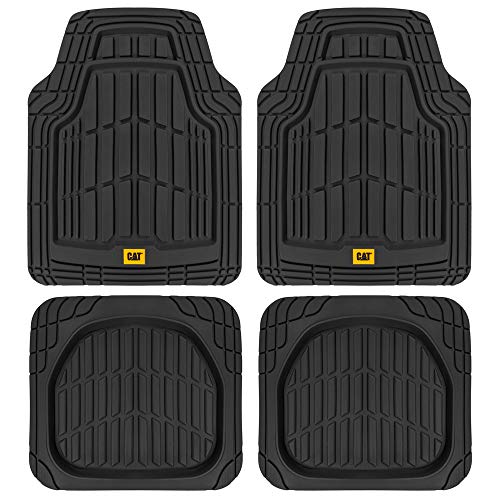 Cat® ToughRide™ Heavy-Duty All Season Rubber Car Floor Mats