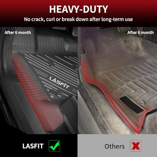 Black TPE Floor Mats for Ford F-150 Trucks