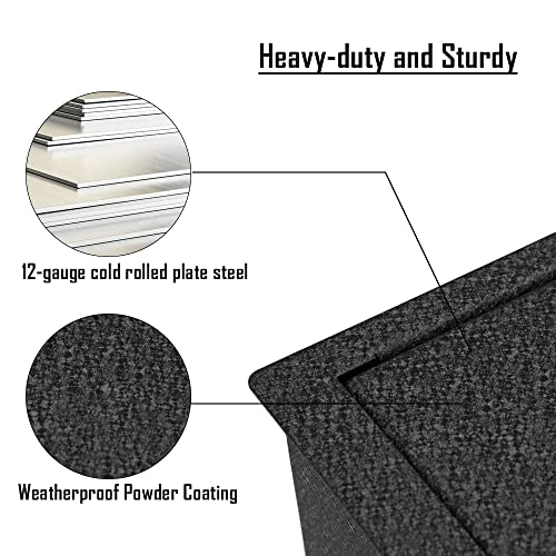 Chevy/GMC Center Console Gun Safe with Fingerprint Lock