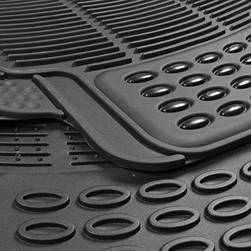 Rugged Ridged Rubber Rear Floor Mats for Trucks & SUVs
