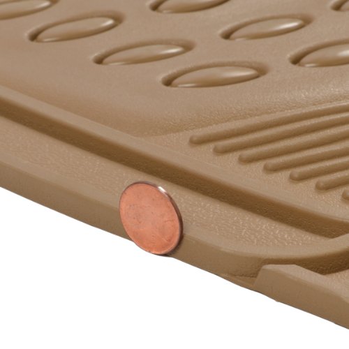 Tan Beige Heavy Duty Rubber Auto Floor Mats