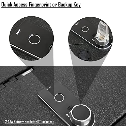 Chevy/GMC Center Console Gun Safe with Fingerprint Lock