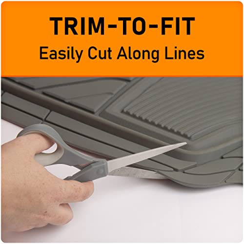Armor All® 4-Piece All-Season Grey Floor Mats: Custom Fit, All-Weather Protection
